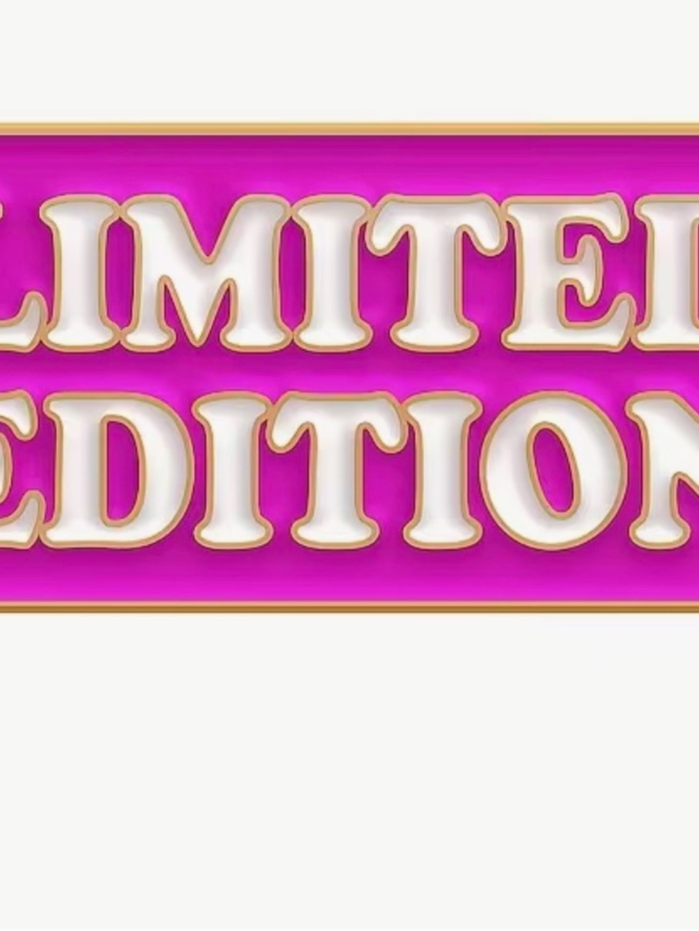 Limited Edition Pink Graphic Badge